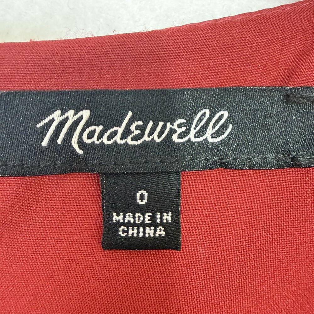 Madewell Tulip Sleeves Maxi Dress in Tall Sunflower Size 0 Red Boho - Picture 7 of 11